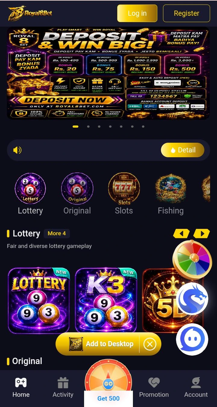 ROYAL8 BET Game APK